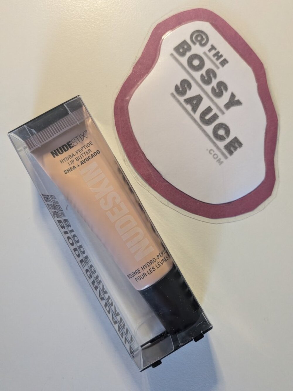 🌸 NUDESTIX Nudeskin Hydrating Peptide Vegan Lip Butter in Dolce Nude NIB